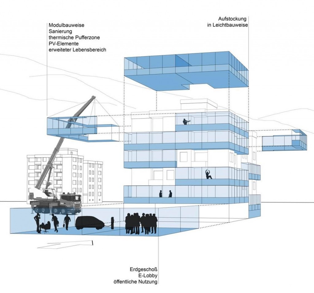 STELA – Smart Tower Enhancement Leoben Austria © Gangoly & Kristiner Architekten ZT-GmbH 