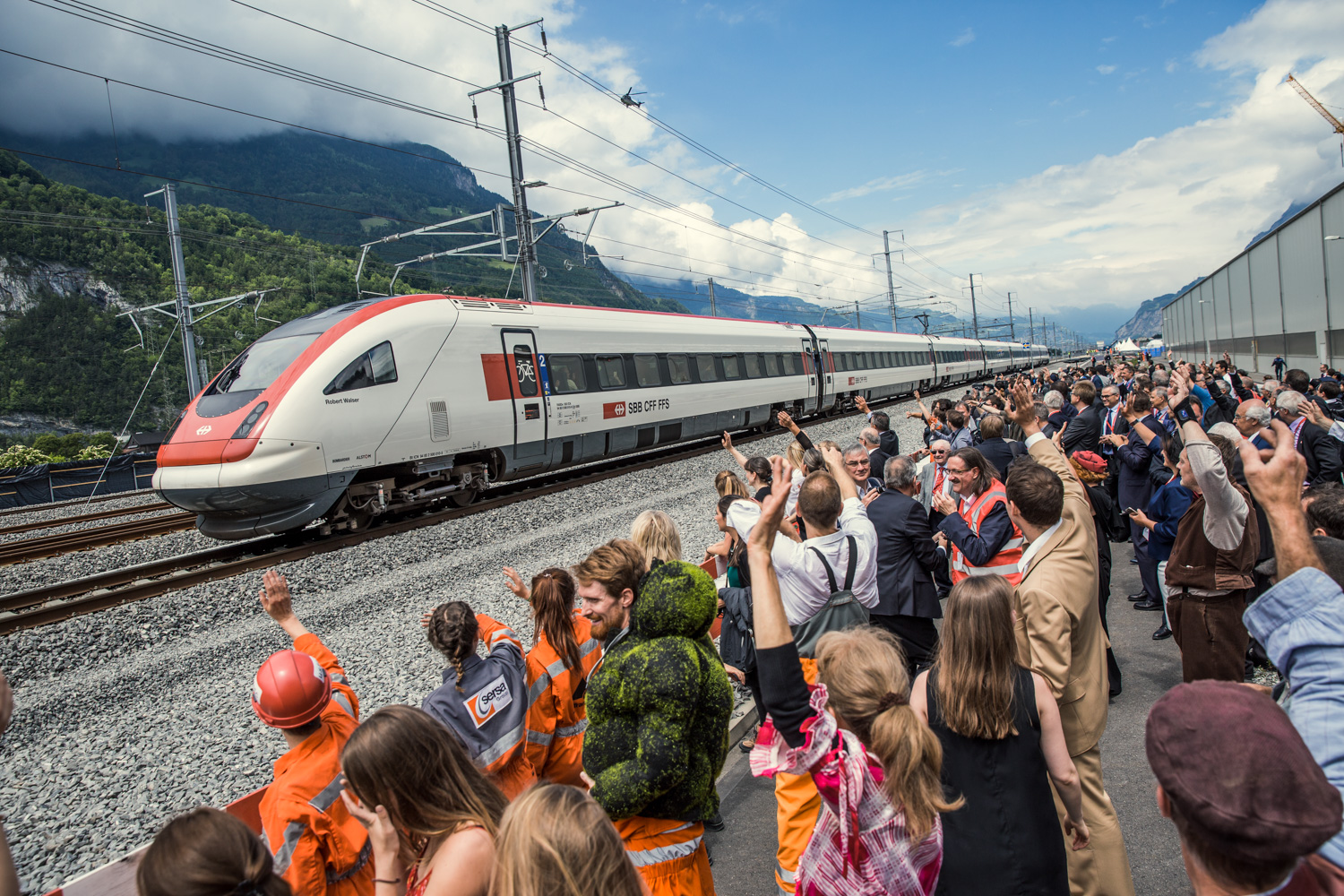 Eröffnung in Erstfeld © AlpTransit Gotthard AG