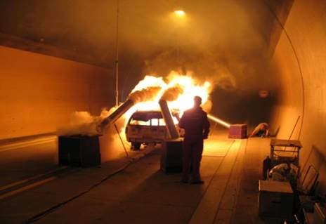 Auch Brandforschung ist Teil des Forschungsgebiets. © Montanuniversität Leoben