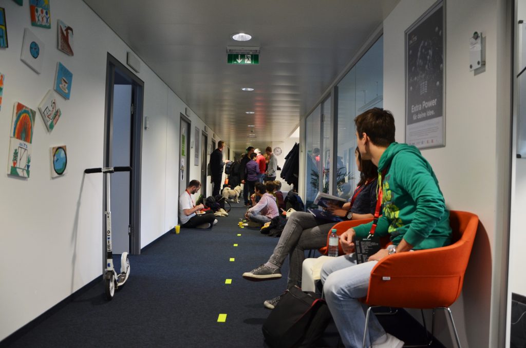 Zum "Hackathon" mit Copernicus-Daten reisten 75 Teilnehmerinnen und Teilnehmer aus ganz Europa an. © INiTS