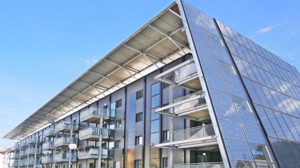 Solaraktive Fassade