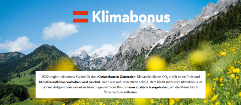 Was Ihr Zum Klimabonus 2023 Wissen Müsst Bmk Infothek